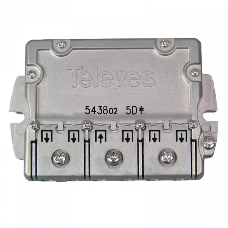 Rozgałęźnik kablowy Televes 543802 Stal nierdzewna