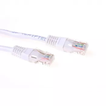 ACT Biały kabel krosowy U/UTP CAT5E o długości 10 metrów ze złączami RJ45