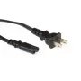Kabel zasilający, wtyczka USA, ACT Powercord C7, czarny, 1,8 m
