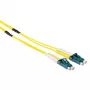 ACT 10-metrowy kabel światłowodowy jednomodowy 9/125 OS2 duplex o wzmocnionej konstrukcji z wtykami LC