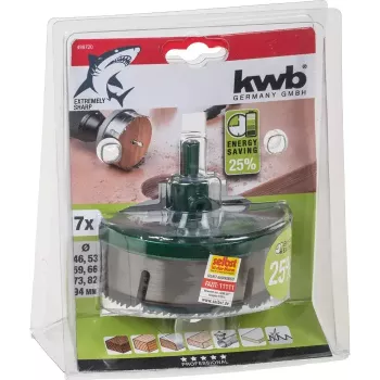 Zestaw otwornic KWB 498720 7 szt.