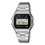 Zegarek na rękę Unisex Casio A158WEA-1EF Elektroniczny Czarny