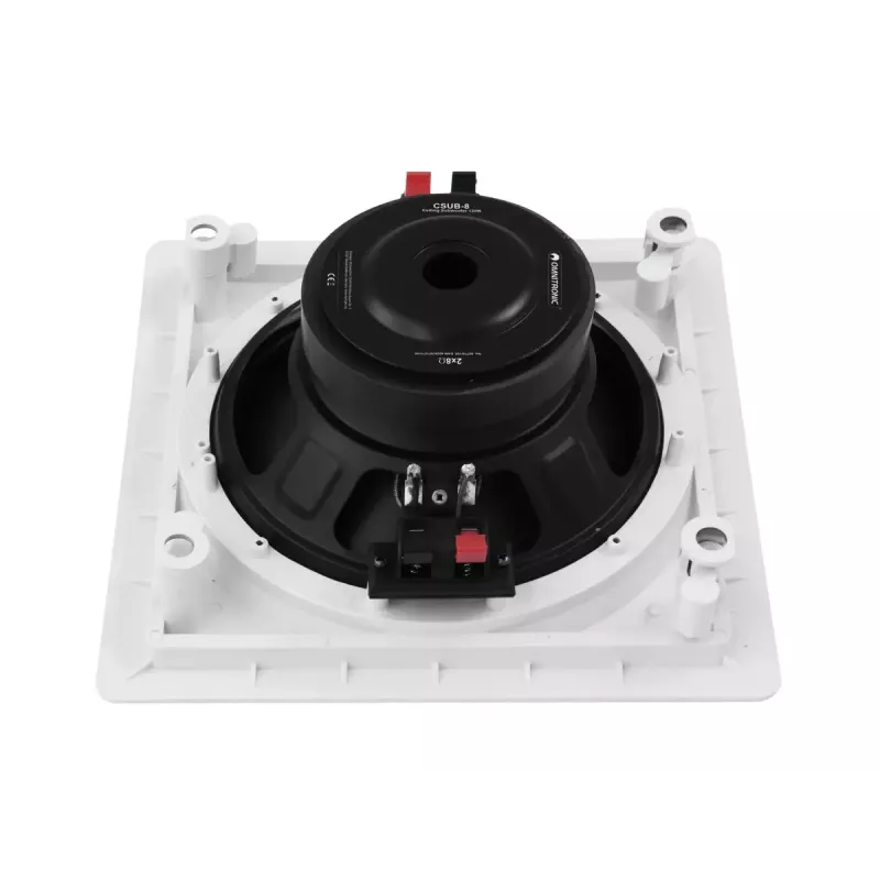 Pełnozakresowy głośnik Omnitronic 80710150 biały przewodowy 60 W