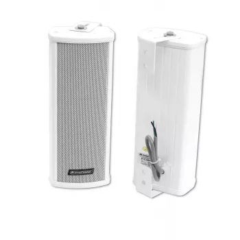 Głośnik 2-drożny Omnitronic PCW-10 Biały Przewodowy 15 W