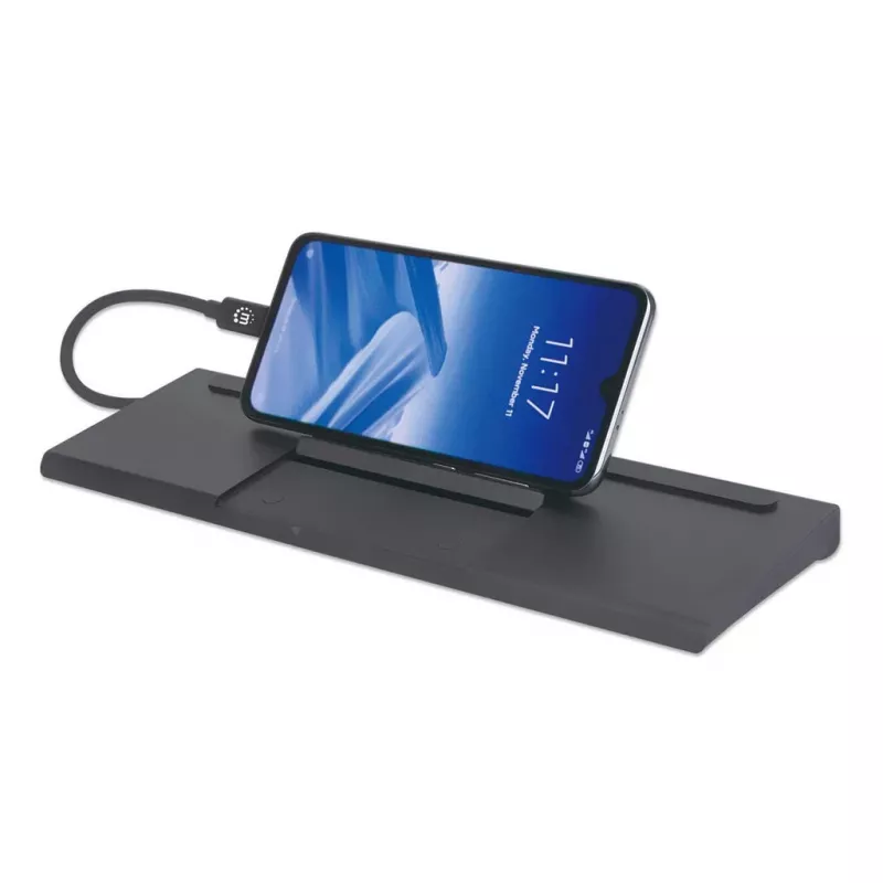 Manhattan Stacja dokująca USB-C/Hub z czytnikiem kart i MST, Porty (x9): Audio 3,5mm, DisplayPort, Ethernet, HDMI, USB-A (x3), USB-C i VGA, z zasilaniem (100W) do portu USB-C (Uwaga: wymaga ładowarki ściennej USB-C i kabla USB-C), Wszystkie porty mogą być używane jednocześnie