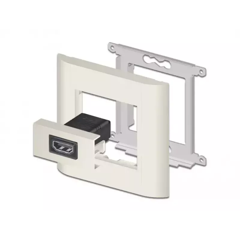 Moduł HDMI DeLOCK Easy 45 prosty 22,5 x 45 mm