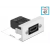 Moduł HDMI DeLOCK Easy 45 prosty 22,5 x 45 mm