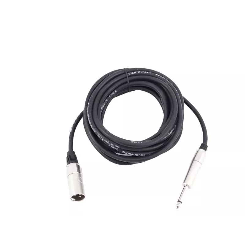 Kabel audio Omnitronic 3022519D 10 m XLR 3-pin 6,35 mm czarny