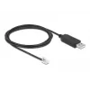 Kabel przejściówki DeLOCK 66738 USB na RS-232 RJ10 do Meade Autostar