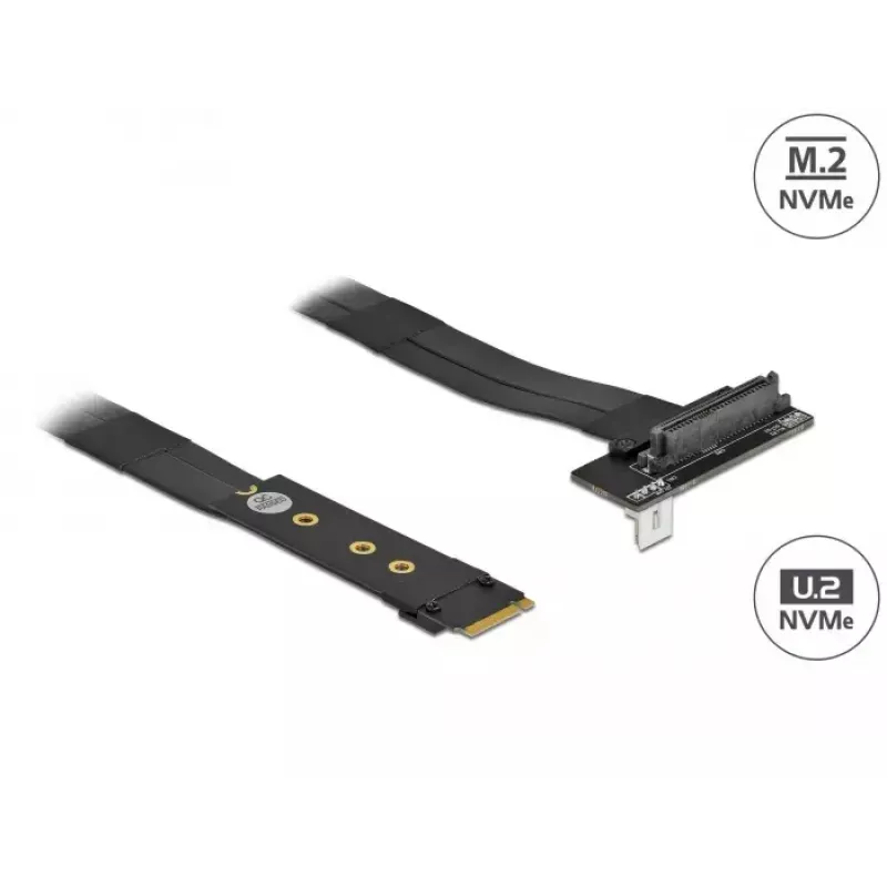 Adapter M.2 Key M na U.2 SFF-8639 NVMe DeLOCK 64135