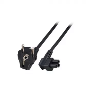 ACT Powercord męska wtyczka sieciowa CEE 7/7 (kątowa) - C5 (kątowa) czarny 1 m