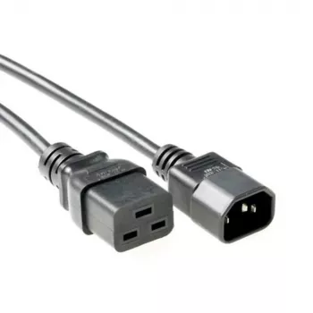 Kabel zasilający C14 - C19 czarny 0.5 m ACT Powercord AK5438