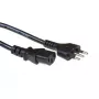 Kabel zasilający ACT Powercord wtyczka włoska - C13 czarny 1,8 m