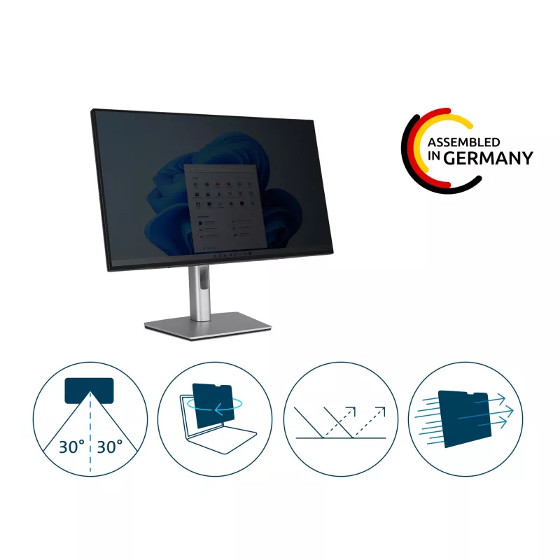 Kensington 2-way Removable Privacy Screen Filter for 24.5” Monitors 16:9