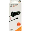 Ładowarka samochodowa 2GO 797170 Universal Czarna Gniazdo zapalniczki Auto 12/24V USB 1,4m