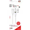 Kabel USB 2GO 797317 1m USB B USB C/Micro-USB B/Lightning Biały