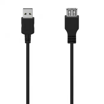 Hama 00300073 kabel USB USB 2.0 3 m USB A czarny