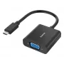 Hama 00300088 adapter wideo USB Type-C VGA (D-Sub) Czarny