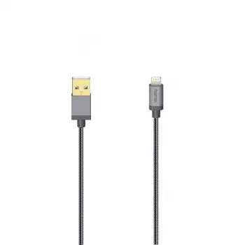 Kabel Hama 00200501 Lightning 0,75 m Antracytowy