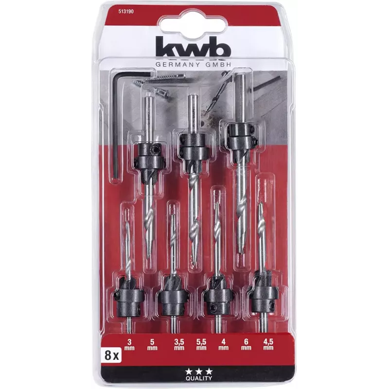 Wiertło KWB 513190 Hartowana stal 11 mm Głębokość 205 mm Wysokość