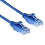 ACT niebieski 0,15 m LSZH U/UTP CAT6 slimline patch kabel do centrów danych z wtykami RJ45 bez zaczepu