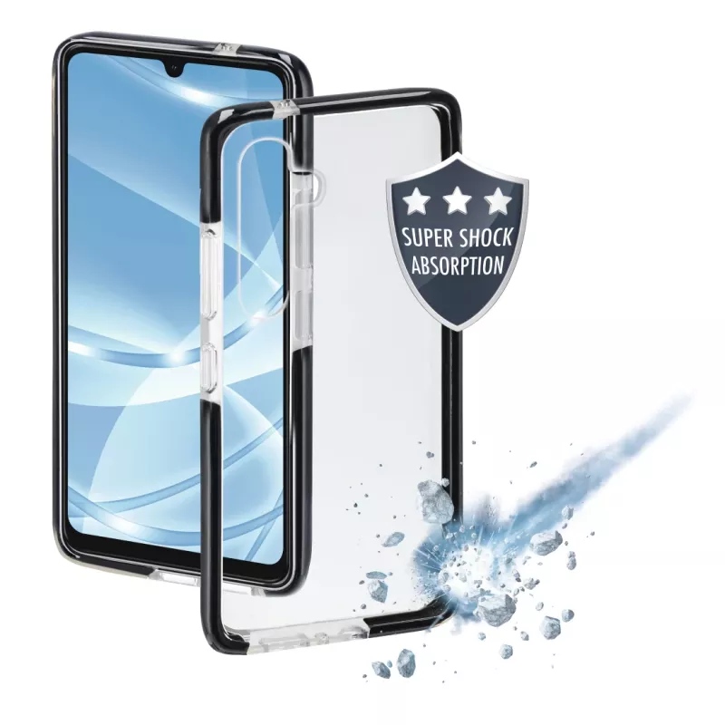 Hama Protector etui na telefon komórkowy 16,8 cm (6,6 cala) pokrowiec czarny, przezroczysty
