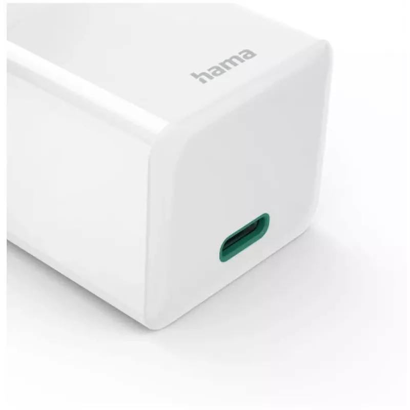 Hama 00125139 ładowarka do urządzeń mobilnych Zestaw słuchawkowy, Powerbank, Smartfon, Tablet Biały AC Szybkie ładowanie Wewnętrzna