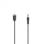 Hama 00200729 kabel audio 0,75 m 3,5 mm USB Type-C czarny