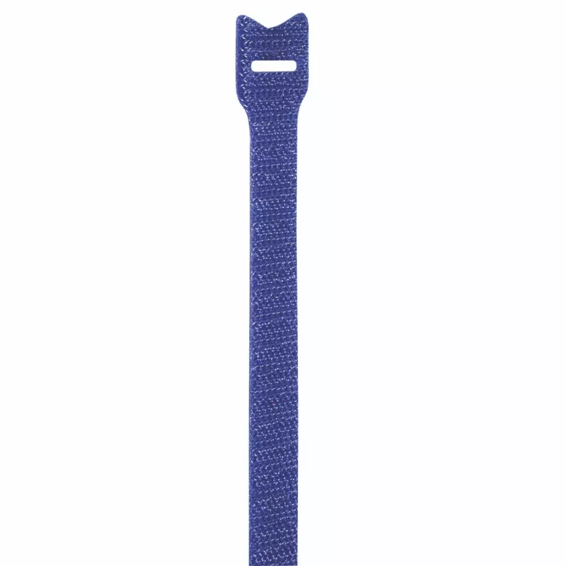 Opaska zaciskowa Hama 00221005 Rzepowa Nylon Czarna, Niebieska 12 szt.