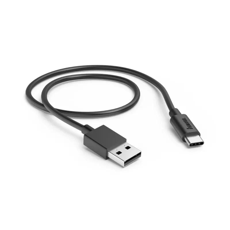 Hama 00201705 Kabel USB USB 2.0 0,5 m USB A USB C Czarny