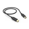 Hama 00201706 kabel USB USB 2.0 0,5 m USB C Czarny