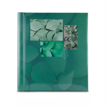 Album fotograficzny HAMA Singo II zielony — spiralna oprawa, 20 arkuszy, 280×310 mm