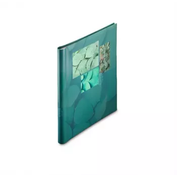 Album fotograficzny HAMA Singo II zielony — spiralna oprawa, 20 arkuszy, 280×310 mm