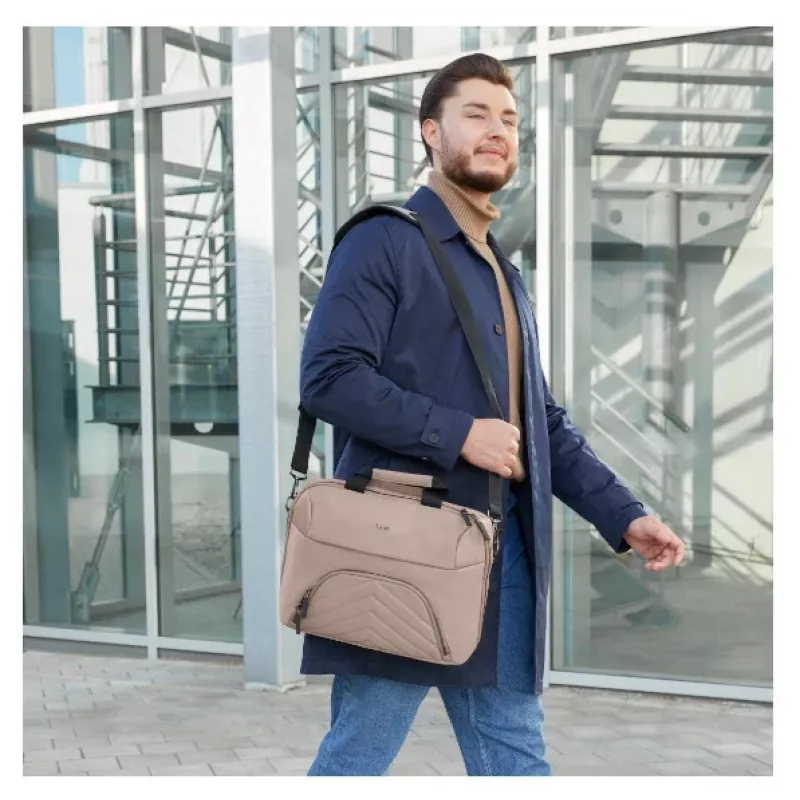Hama Premium Lightweight 35.8 cm (14.1 inch) Toploader torba Beżowa