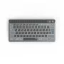 Klawiatura Hama WK-700 do domu/biura Bluetooth QWERTZ niemiecka antracytowa, czarna, niebieska