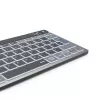Klawiatura Hama WK-700 do domu/biura Bluetooth QWERTZ niemiecka antracytowa, czarna, niebieska