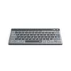 Klawiatura Hama WK-700 do domu/biura Bluetooth QWERTZ niemiecka antracytowa, czarna, niebieska
