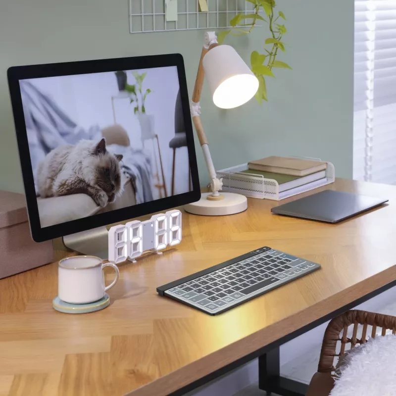 Klawiatura Hama WK-700 do domu/biura Bluetooth QWERTZ niemiecka antracytowa, czarna, niebieska