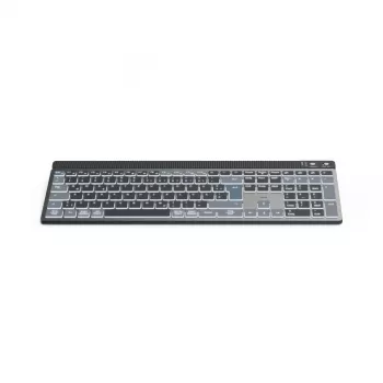 Hama WK-750 klawiatura Home/Office Bluetooth QWERTZ niemiecki antracyt, czarny, niebieski