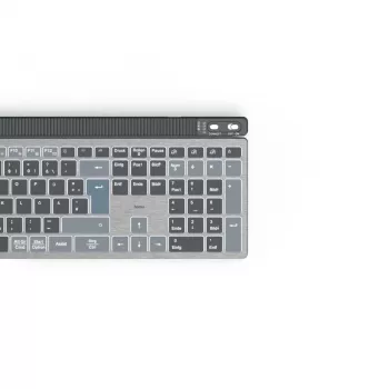 Hama WK-750 klawiatura Home/Office Bluetooth QWERTZ niemiecki antracyt, czarny, niebieski