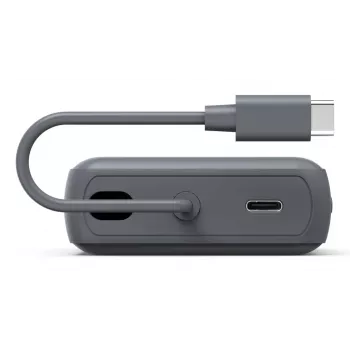 Hama “Travel” Power Pack z kablem, 10000mAh, 2 wyjścia: 2x USB-C, antracyt