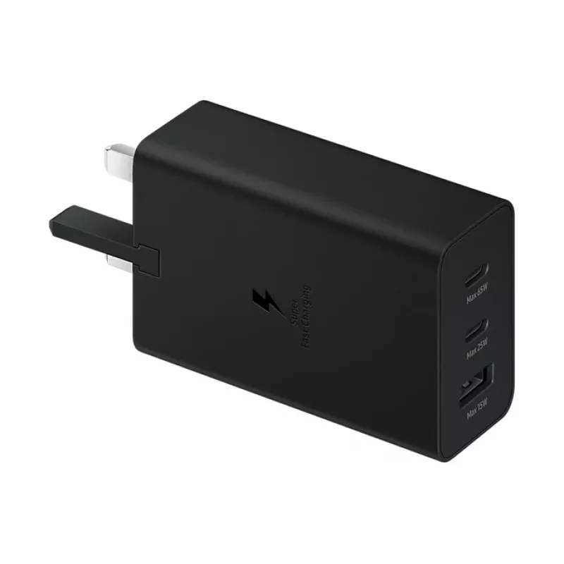 Samsung EP-T6530NBEGWW ładowarka do urządzeń mobilnych Uniwersalna Czarna AC Szybkie ładowanie Wewnętrzna