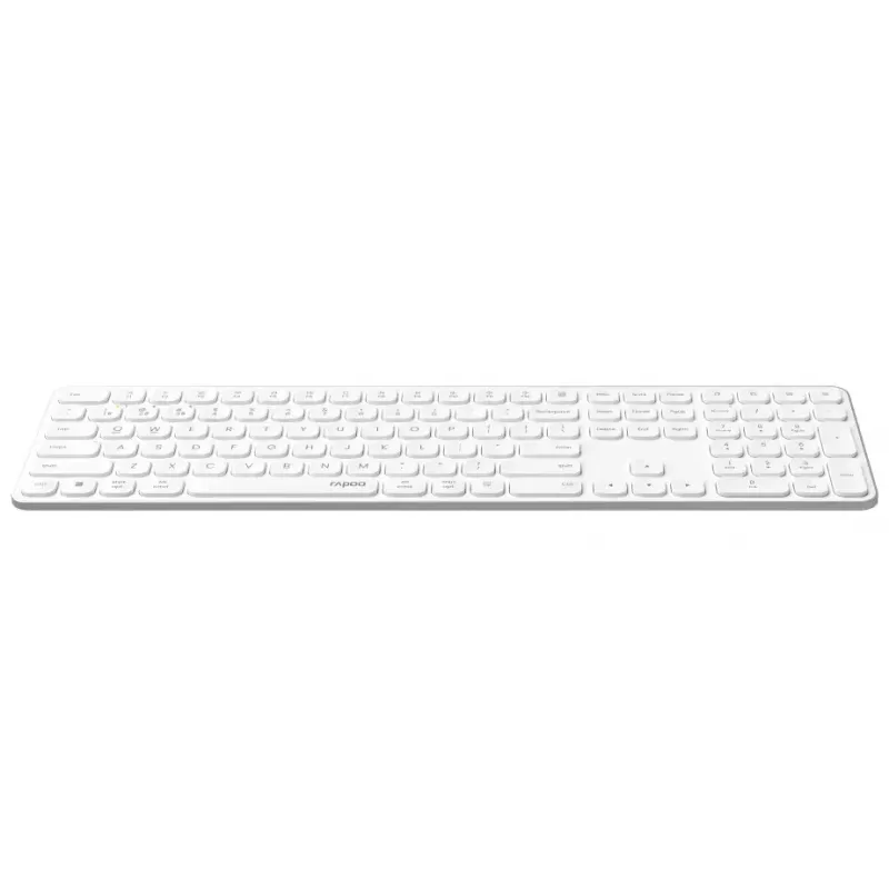 Klawiatura Bluetooth Rapoo 00228034 QWERTZ Niemiecka Bezprzewodowa Biała