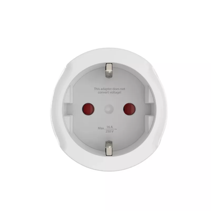 Hama 00223484 adapter wtyczki zasilającej Typ J Typ C (Europlug) Biały