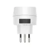 Hama 00223484 adapter wtyczki zasilającej Typ J Typ C (Europlug) Biały