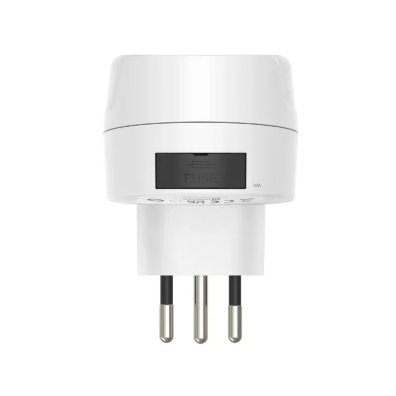 Hama 00223484 adapter wtyczki zasilającej Typ J Typ C (Europlug) Biały