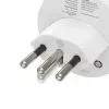 Hama 00223484 adapter wtyczki zasilającej Typ J Typ C (Europlug) Biały