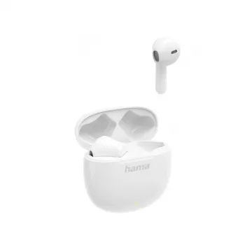 Hama Action One Zestaw słuchawkowy True Wireless Stereo (TWS) Douszne Rozmowy/Muzyka Bluetooth Biały