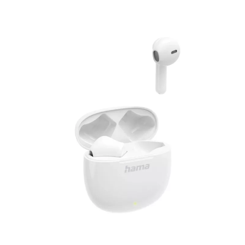 Hama Action One Zestaw słuchawkowy True Wireless Stereo (TWS) Douszne Rozmowy/Muzyka Bluetooth Biały