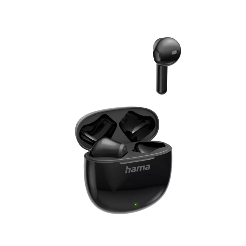 Hama Action One Zestaw słuchawkowy True Wireless Stereo (TWS) Douszne Połączenia/Muzyka Bluetooth Czarny
